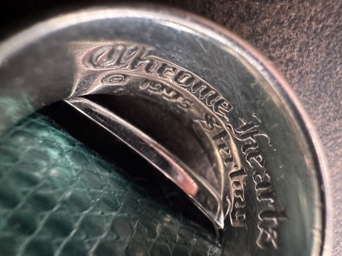 Chrome Hearts Chrome Hearts 1995 dog with lightening bolt ring Size ONE SIZE - 6 Thumbnail