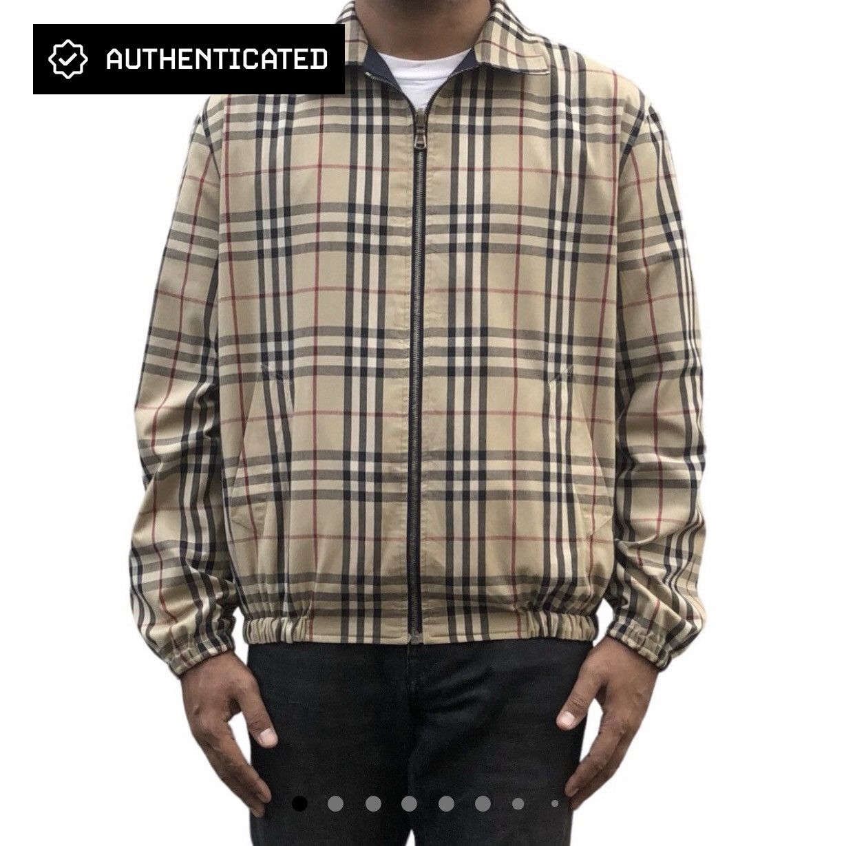 Burberry Vintage Burberry London Novacheck Reversible Bomber Jacket Size US L / EU 52-54 / 3 - 2 Thumbnail
