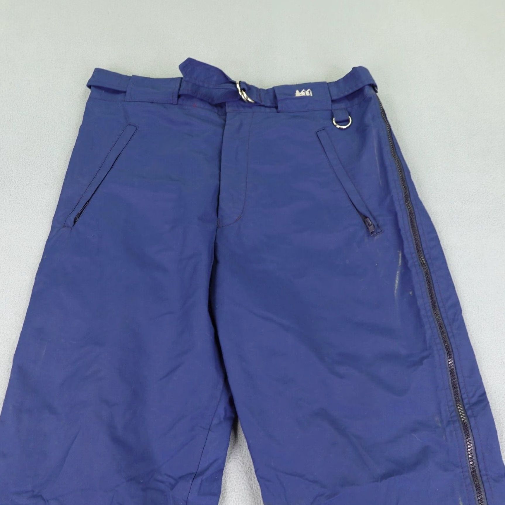 Vintage VINTAGE REI Pants Mens Large Blue Goretex Waterproof Rain Snow Trekking Side Zip Size US 33 - 2 Thumbnail