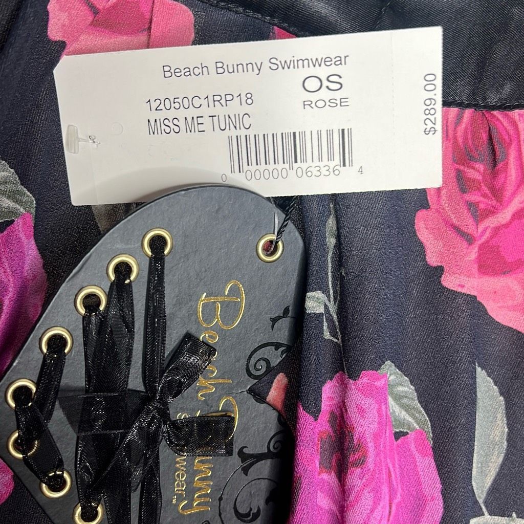 Other NWT Beach Bunny Miss Me Tunic Rear OS Rose (006) Size ONE SIZE - 13 Thumbnail