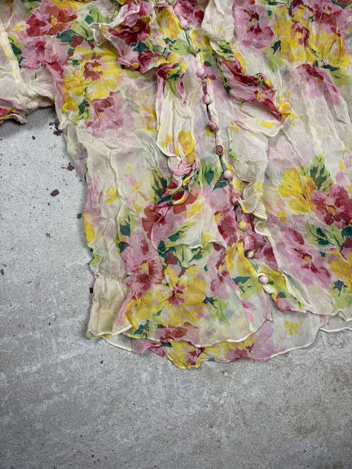 Ralph Lauren Ralph Lauren Mainline Silk Floral Print Blouse Shirt Size M / US 6-8 / IT 42-44 - 3 Thumbnail