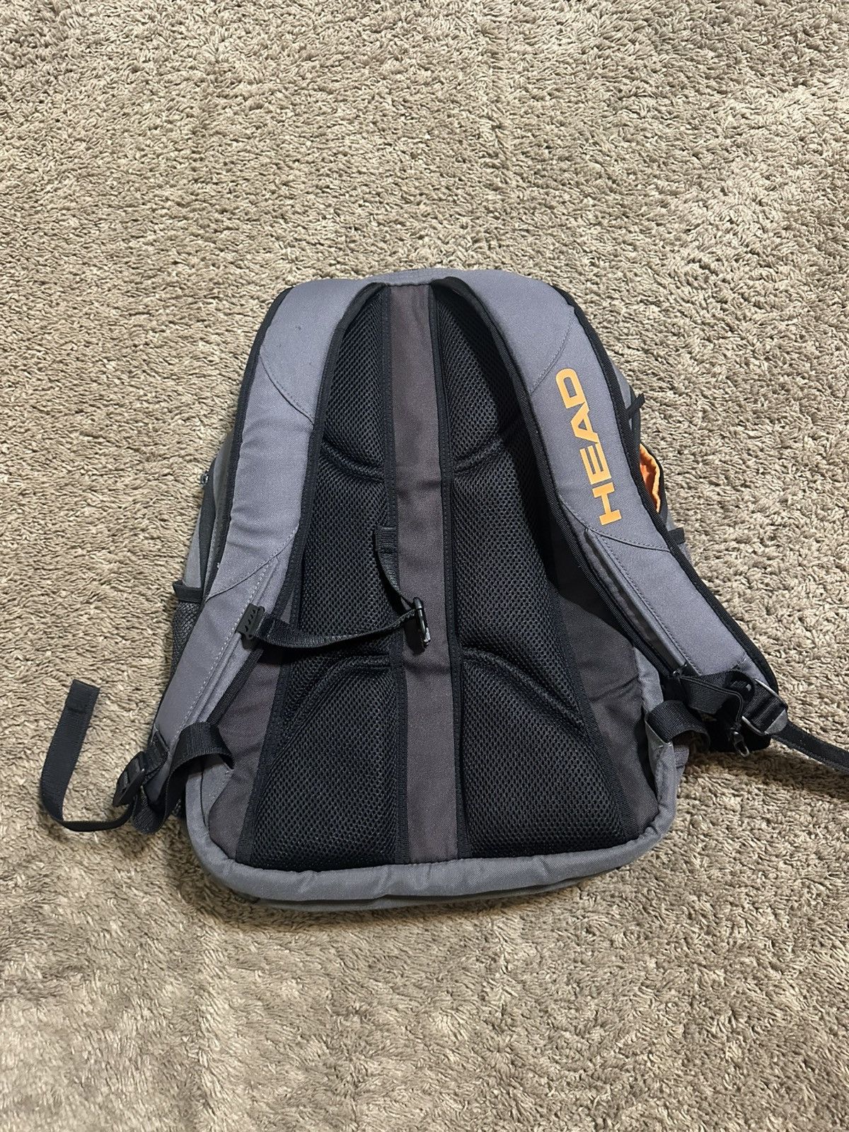 Nike Vintage Head Rebel tennis “triple orange” backpack 00s Size ONE SIZE - 4 Thumbnail