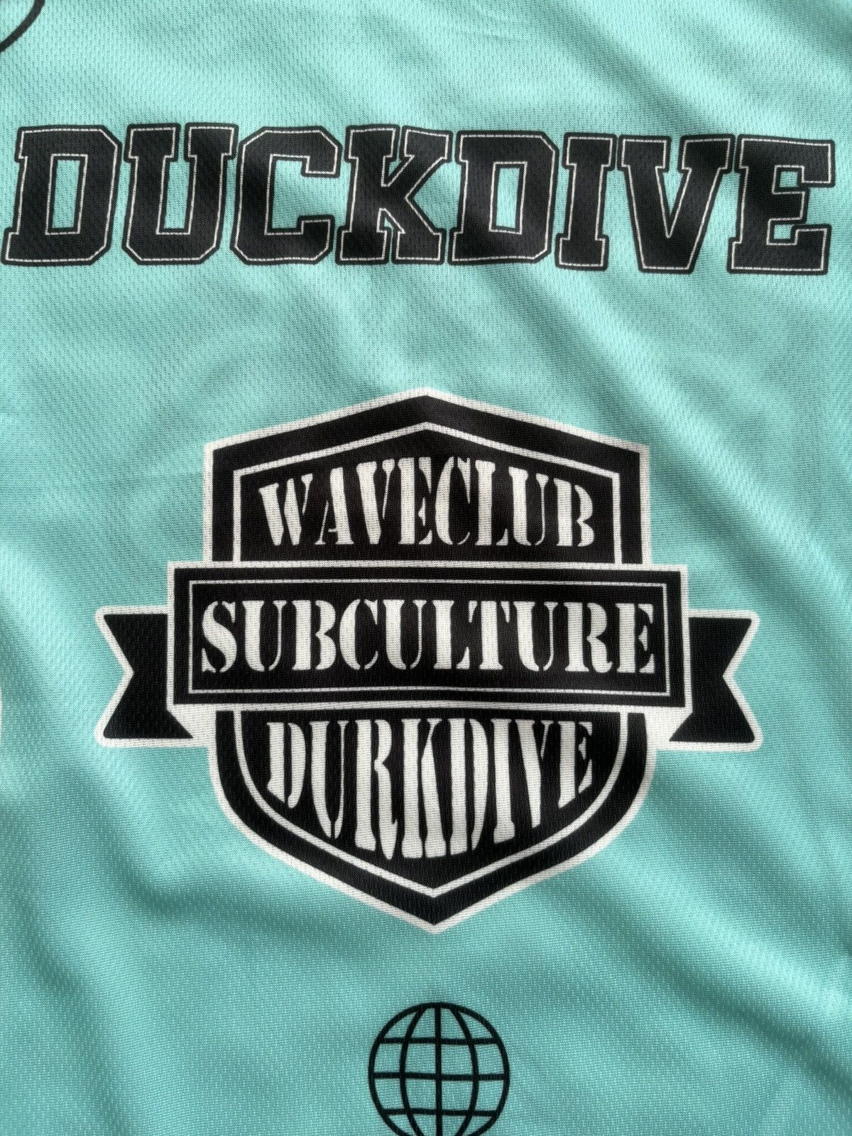 Japanese Brand Duckdive waveclub racing culture unisex blue black jersey Size US M / EU 48-50 / 2 - 7 Thumbnail