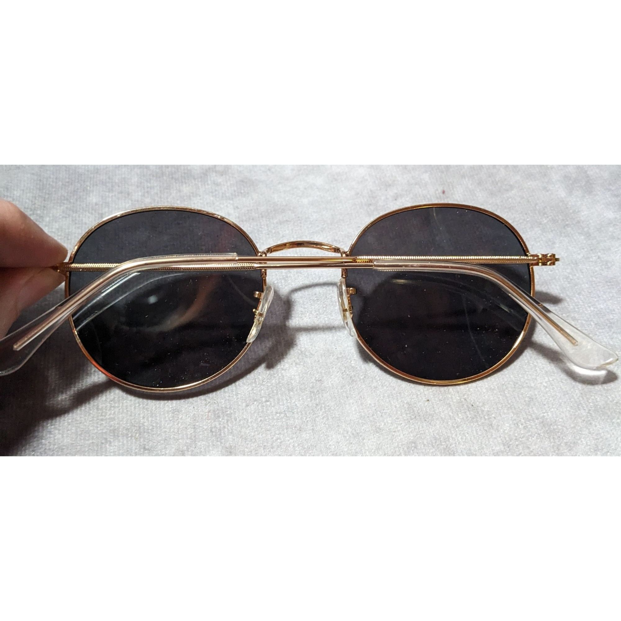 Other Wearme Pro Black And Gold Round Sunglasses Size ONE SIZE - 9 Thumbnail
