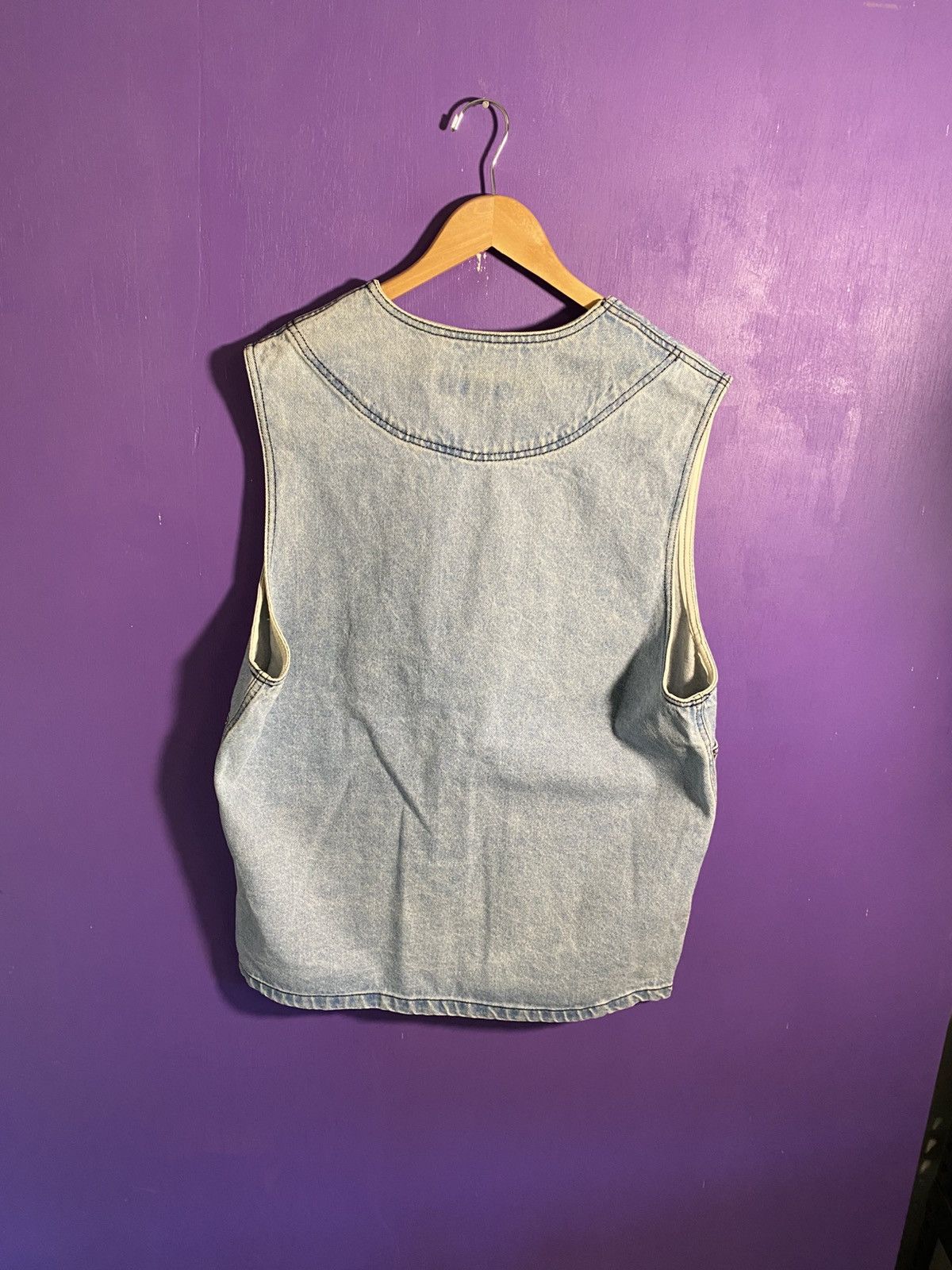 JNCO Vintage 90s JNCO denim cargo vest Size US L / EU 52-54 / 3 - 2 Thumbnail