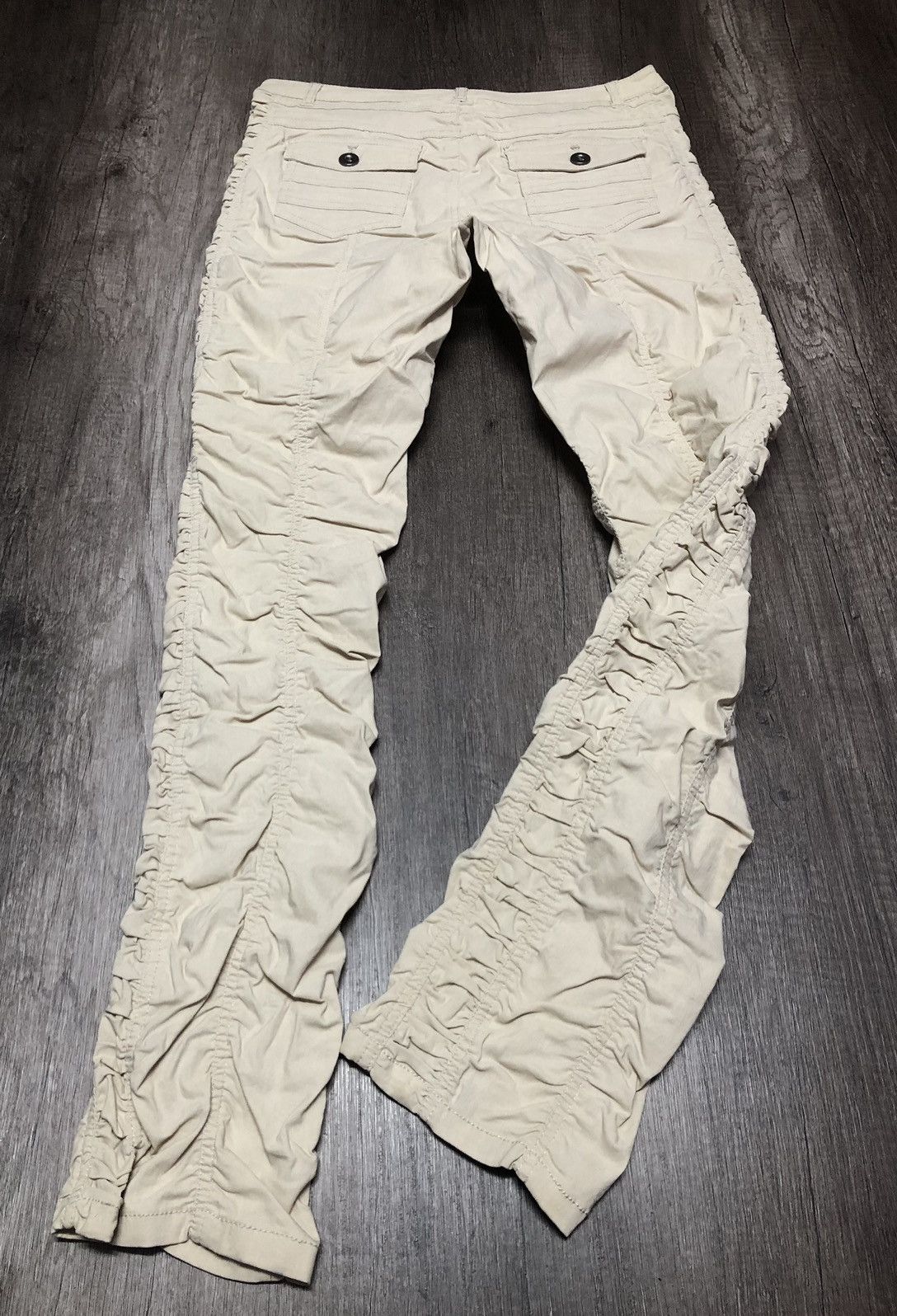 Designer × Japanese Brand × Vintage Vintage Ruched Trousers Japanese Brand Bush Pant Style Size 30" / US 8 / IT 44 - 16 Thumbnail