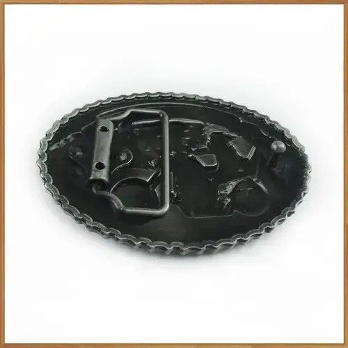 Japanese Brand retro wolf biker belt buckle ( no belt ) Size ONE SIZE - 3 Thumbnail