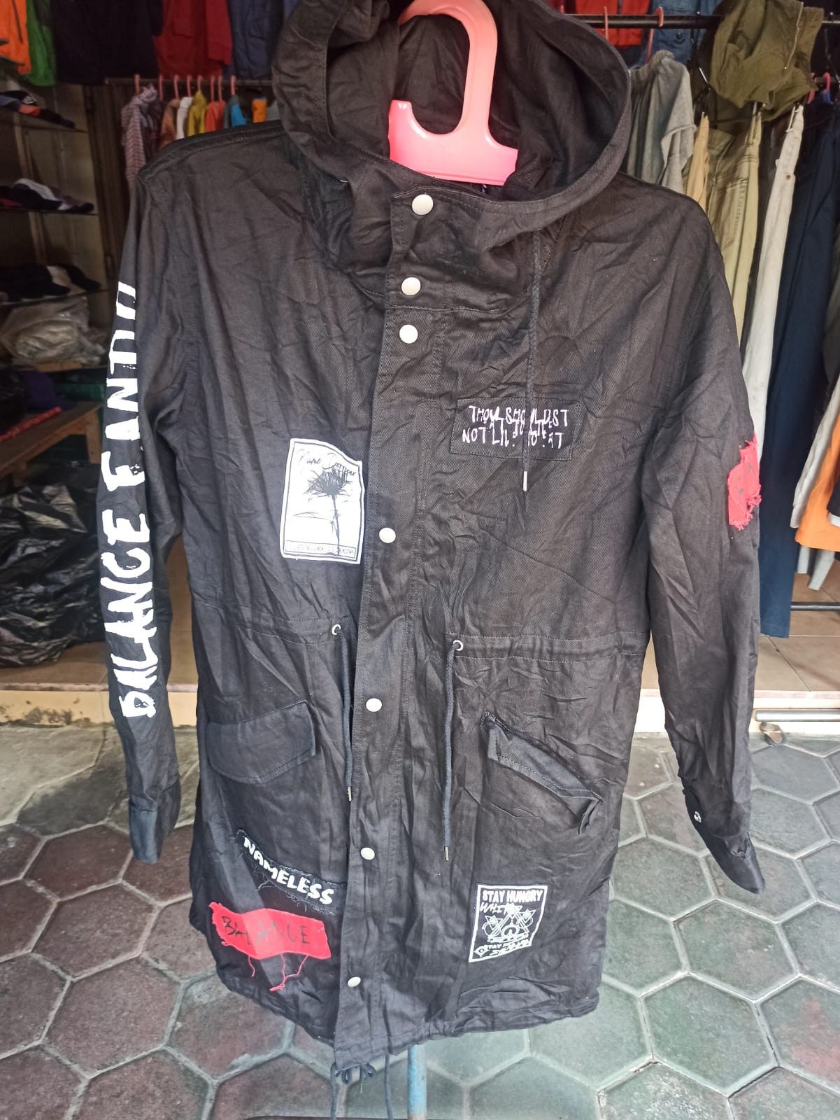 Hysteric Glamour × Japanese Brand Japanese parka jacket retropunk full pacth Size US M / EU 48-50 / 2 - 1 Thumbnail