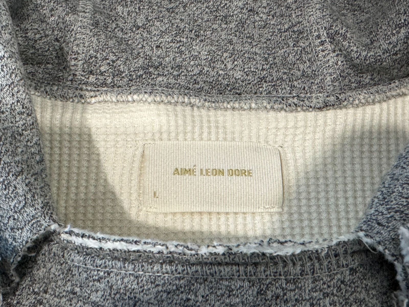 Aime Leon Dore Thermal Lined Hoodie Size L Size US L / EU 52-54 / 3 - 9 Thumbnail