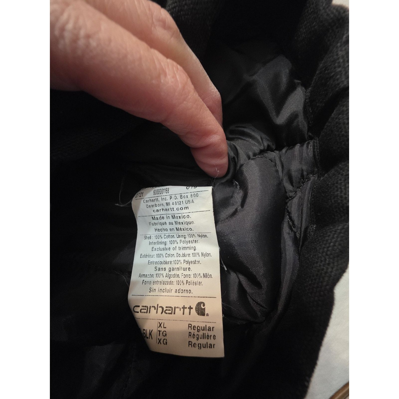 Carhartt Carhartt Men's Black Size Xl Arctic Jacket Size US XL / EU 56 / 4 - 9 Thumbnail