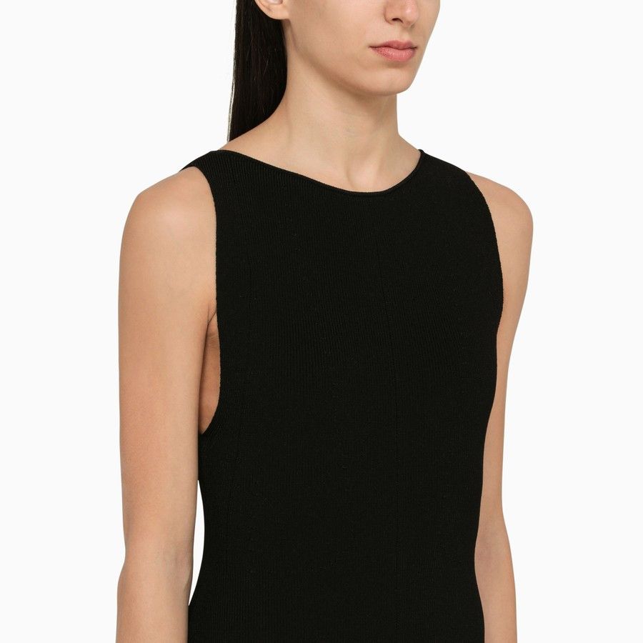 KHAITE o1d2blof0824 Evelyn Long Dress in Black Size M / US 6-8 / IT 42-44 - 4 Thumbnail