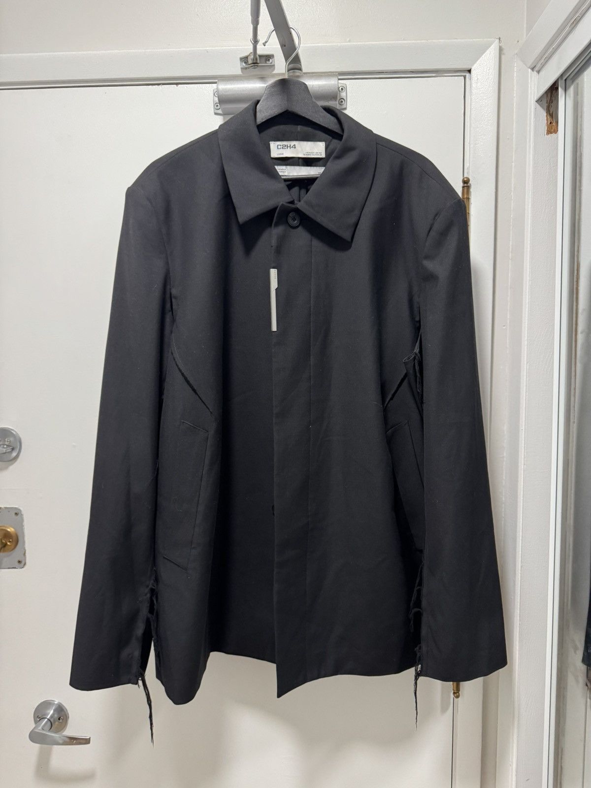 C2H4 C2H4_Raw_Edge_Coat Size US L / EU 52-54 / 3 - 1 Thumbnail