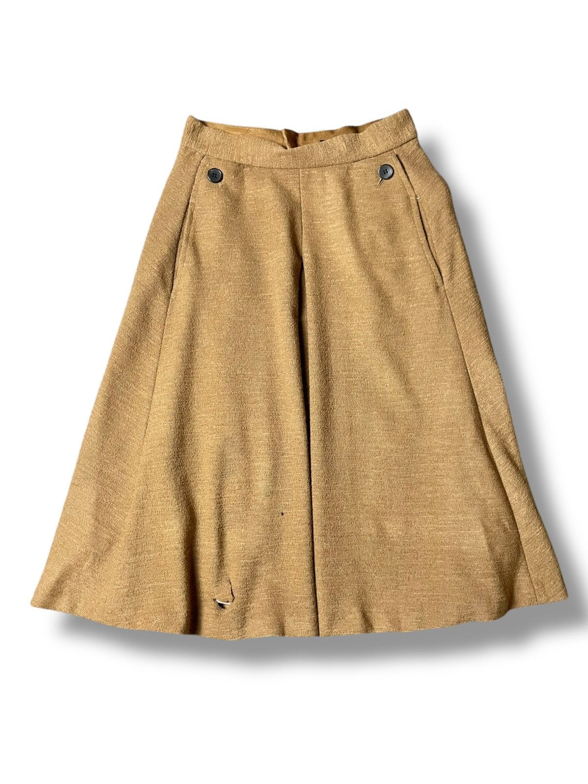 Japanese Brand × Vintage INED Japanese Brand Wool MIDI Skirt (93) Size 24" / US 00 / IT 34 - 7 Thumbnail