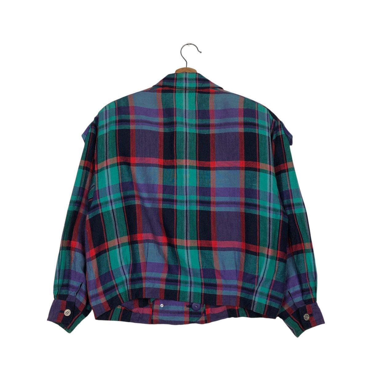 Japanese Brand 📌Vintage Bomber Jacket Chalet Blanc Tartan Issey Miyake Size US S / EU 44-46 / 1 - 9 Thumbnail