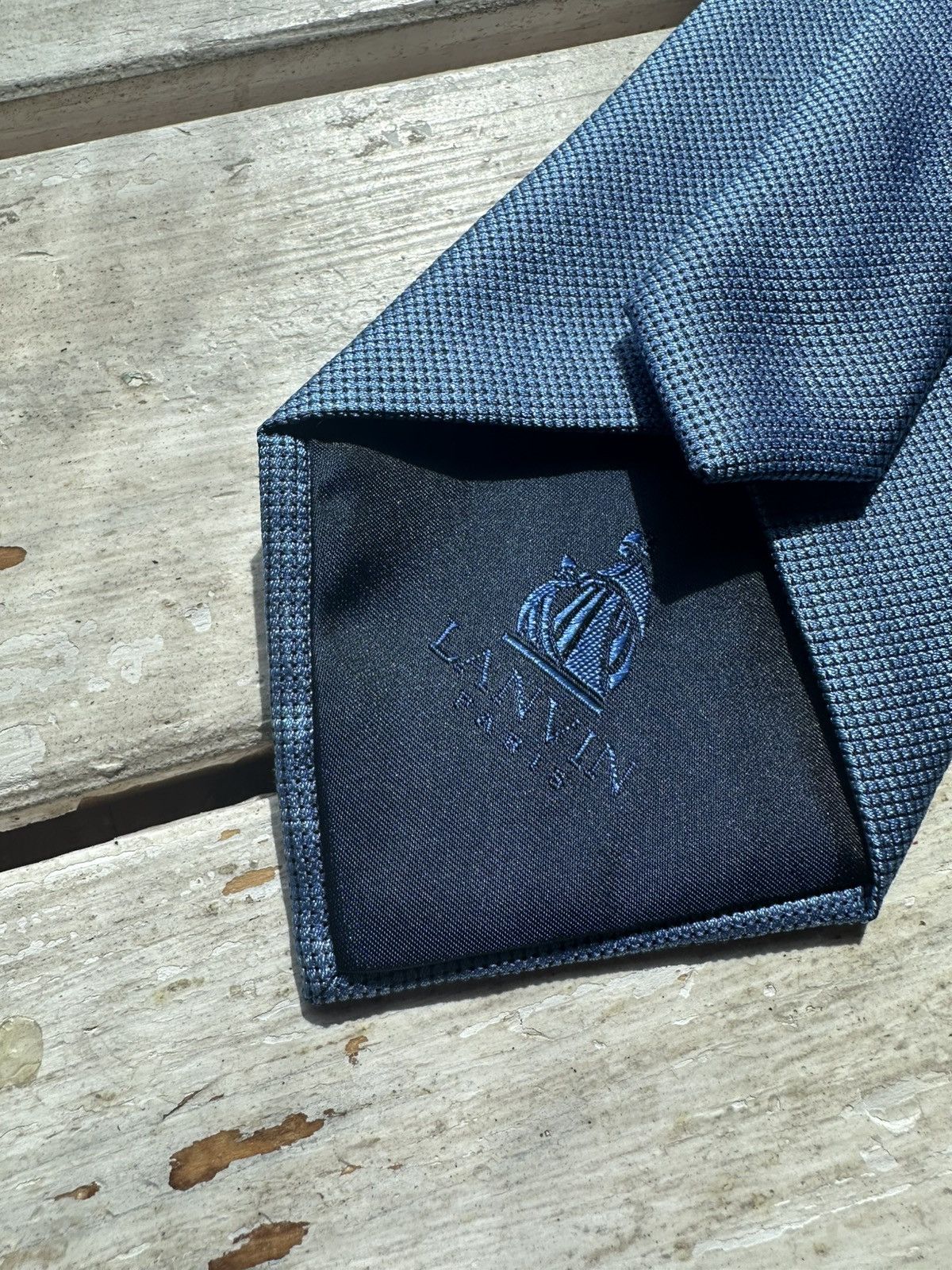 Lanvin × Vintage 🚨VINTAGE 90s Lanvin Men’s Tie Pure Silk luxury old money Size ONE SIZE - 2 Thumbnail