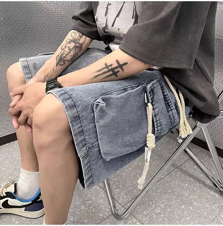Japanese Brand × Jean Retro Loose Multi Pocket Jeans Size US 32 / EU 48 - 6 Thumbnail