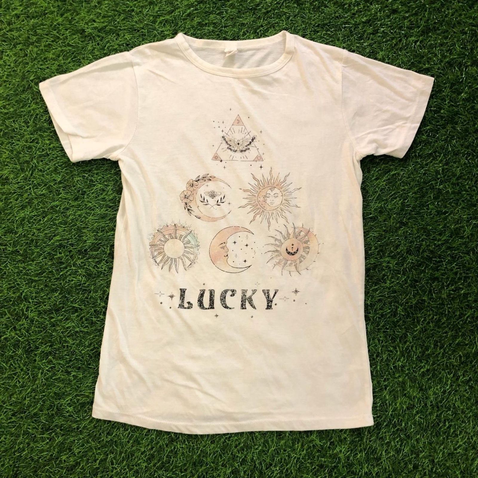 Other Women’s White Astrology ‘Lucky’ Graphic Tee Size XS / US 0-2 / IT 36-38 - 1 Thumbnail