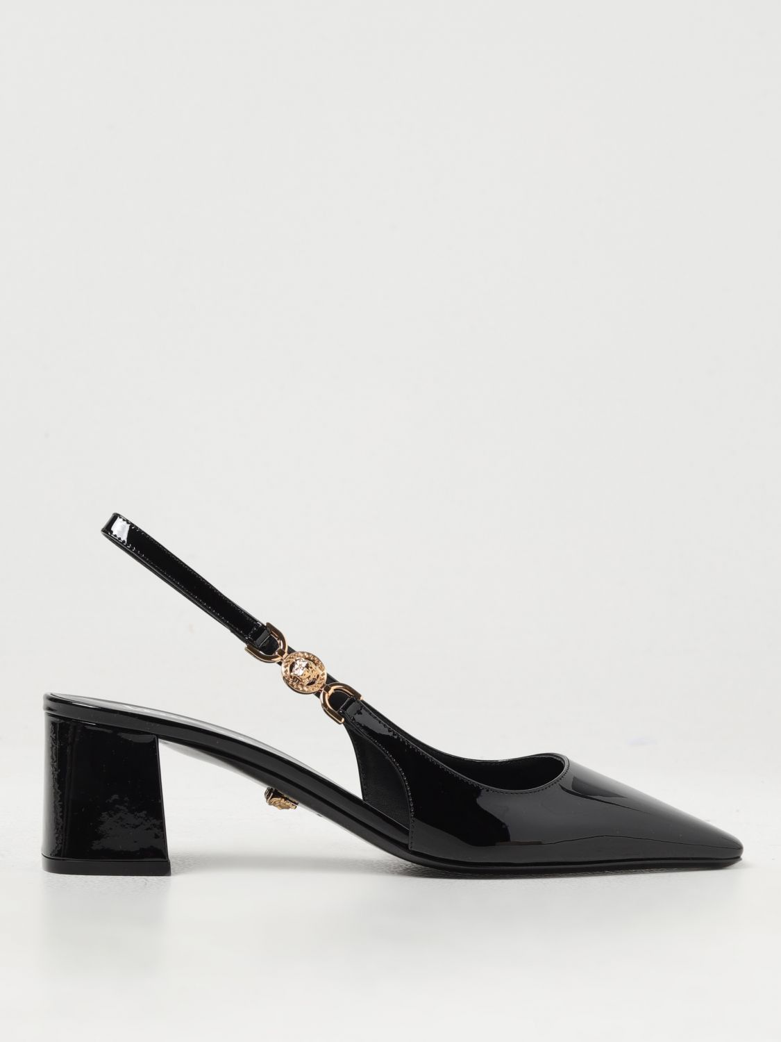 image of Versace High Heel Shoes Woman Black, Women's (Size 8)