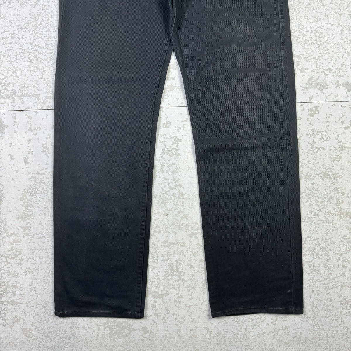 Levi's × Vintage 💥Vintage Levis 607 Orange Tab Super Black Denim Pant Size US 32 / EU 48 - 4 Thumbnail
