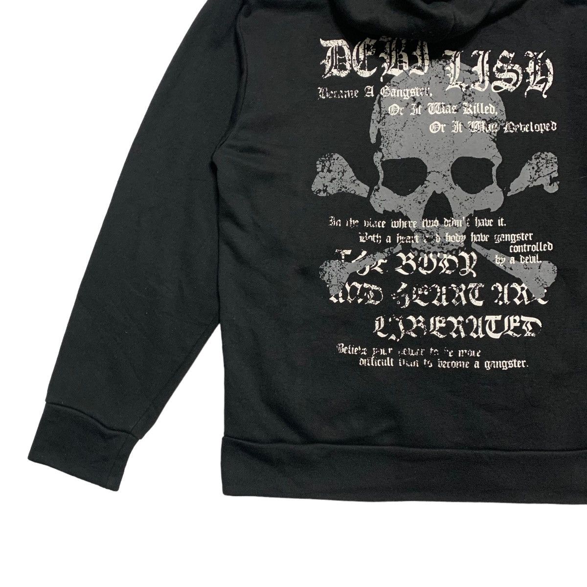 Japanese Brand The Body & Heart Gangster Skull Hoodie Size US M / EU 48-50 / 2 - 2 Thumbnail