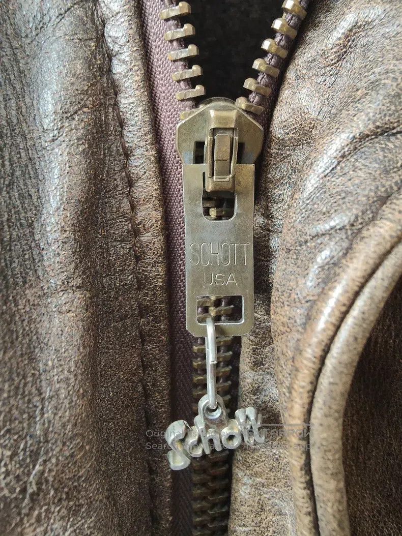 Schott Schott Leather jacket Size L / US 10 / IT 46 - 3 Thumbnail