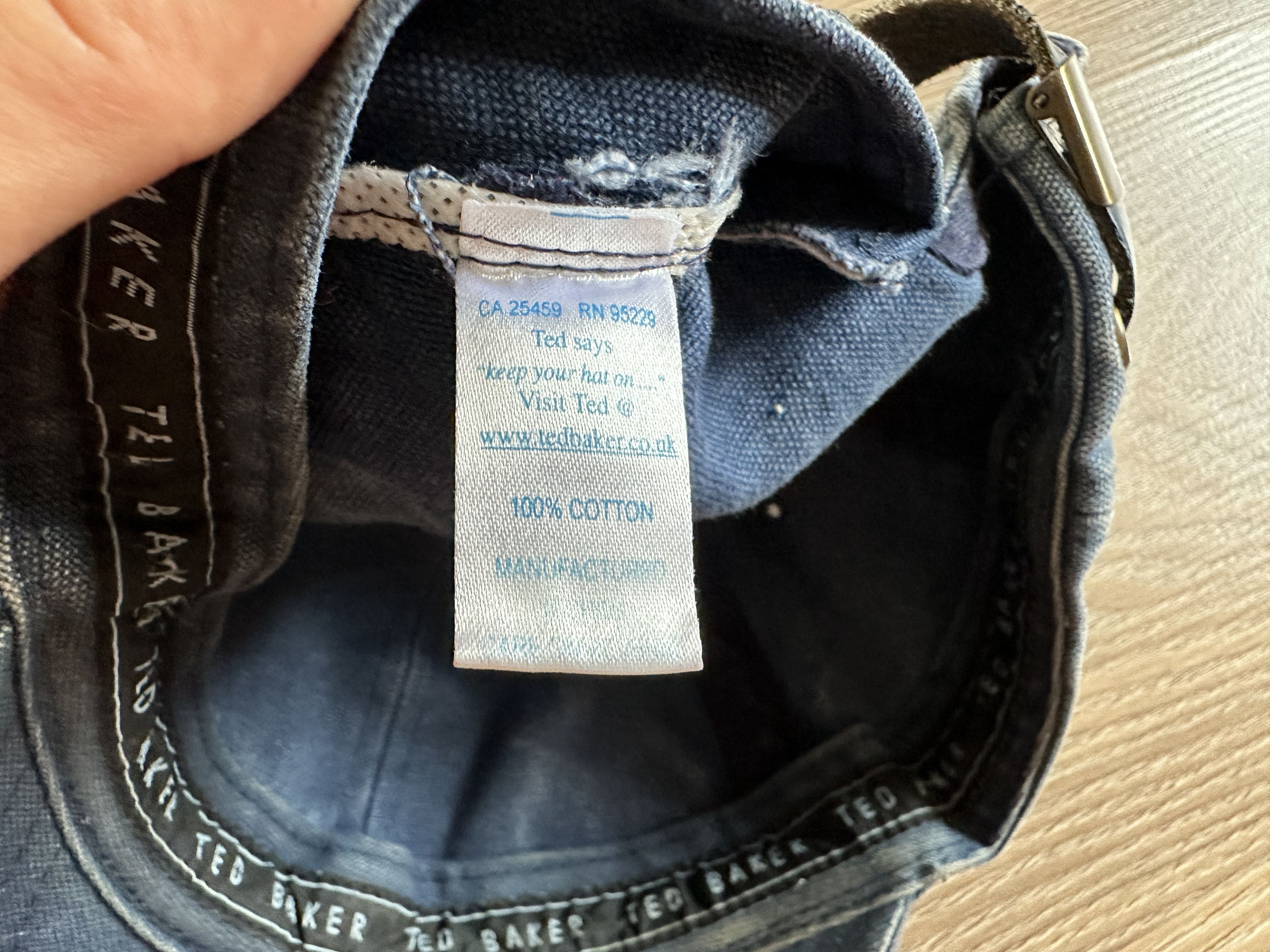 Designer × Ted Baker Ted Baker Denim Baseball Cap Size ONE SIZE - 8 Thumbnail