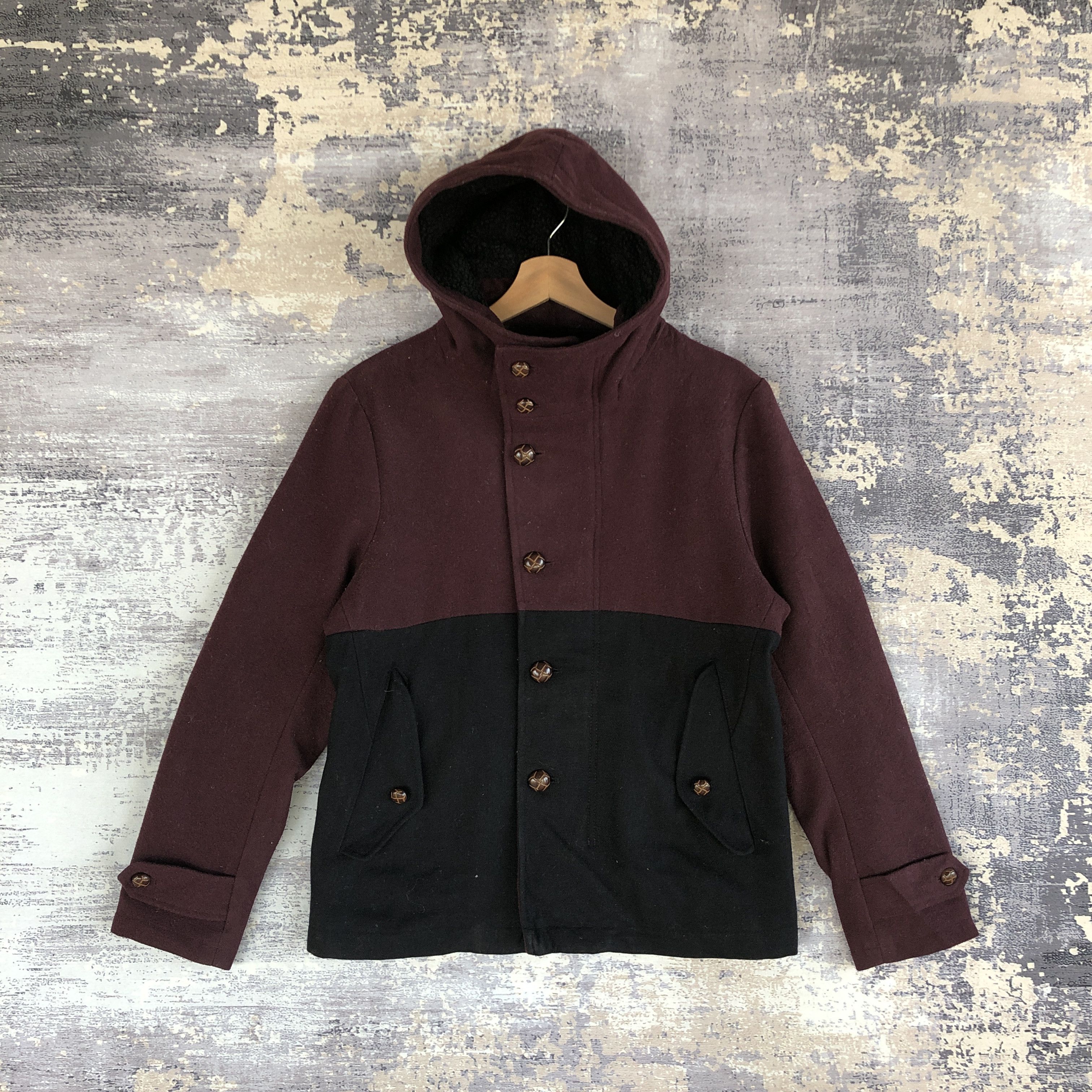 Japanese Brand × Vintage Vintage 6 Rageblue Hoodie Jacket Japanese Parka Wool Jackets Size US S / EU 44-46 / 1 - 1 Thumbnail