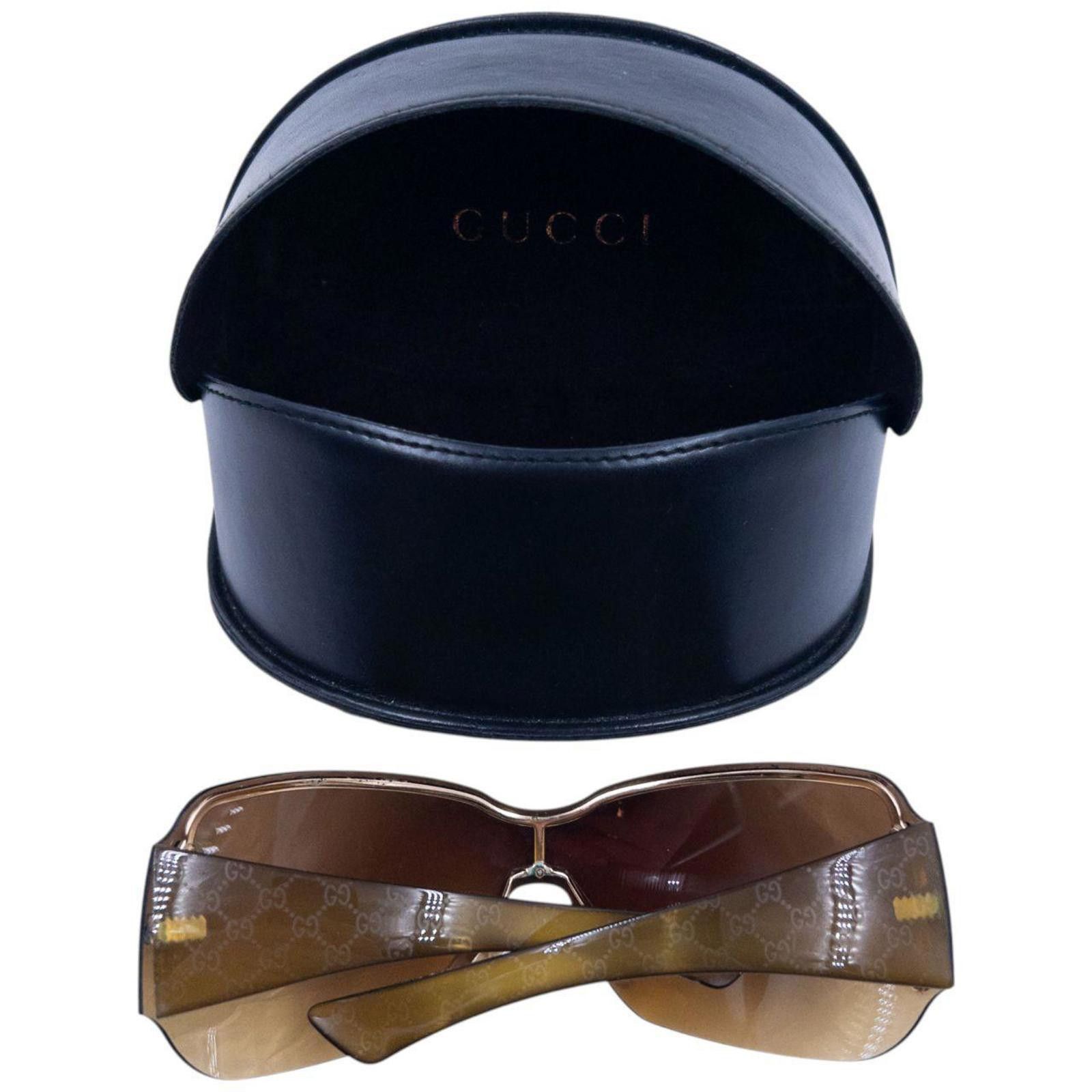 Gucci Vintage 2000s Gucci Monogram Sunglasses Size ONE SIZE - 8 Thumbnail
