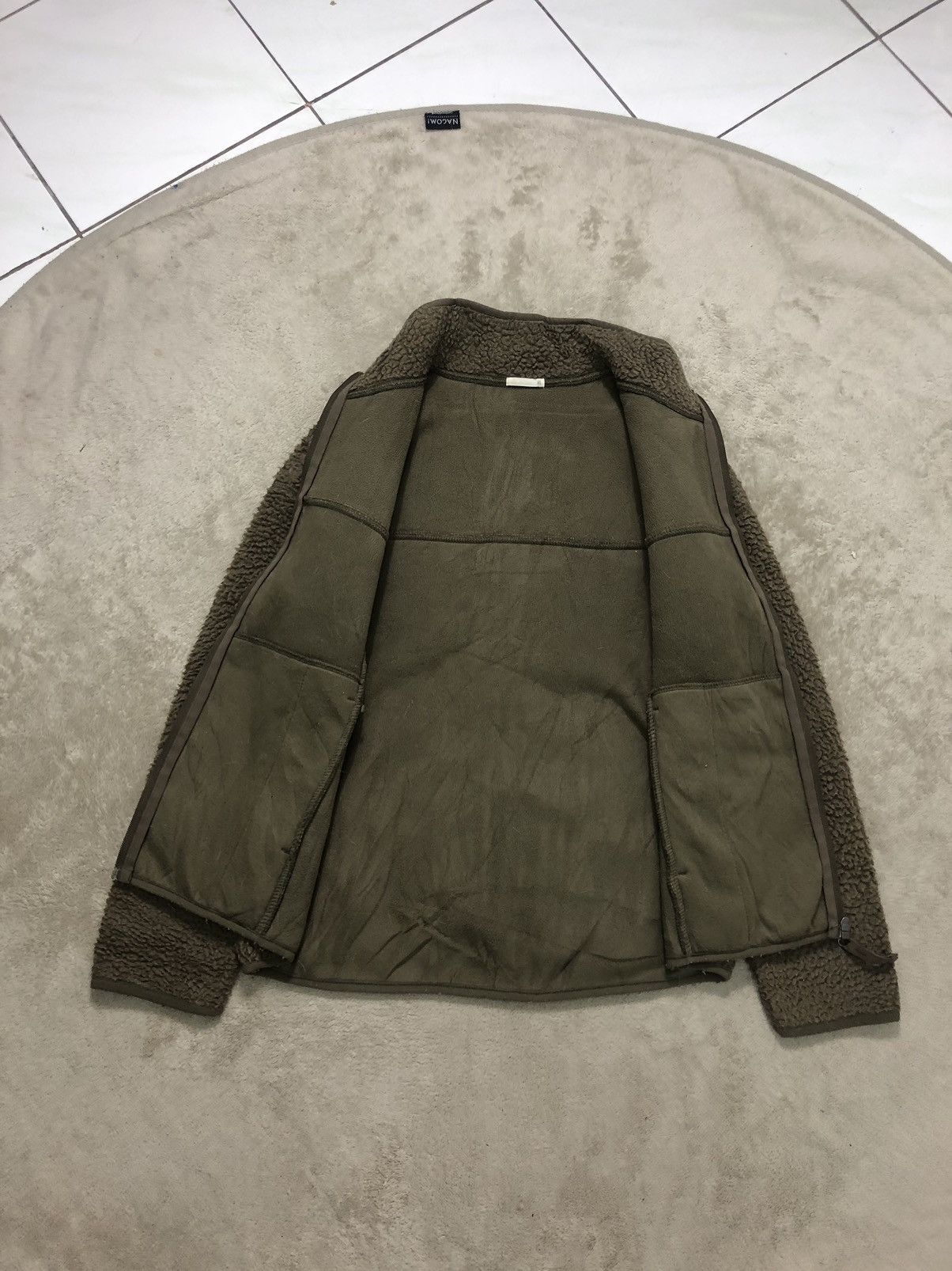 Japanese Brand × Vintage Vintage Gu Olive Green Patagonia Style Fleece Jacket Size US M / EU 48-50 / 2 - 10 Thumbnail