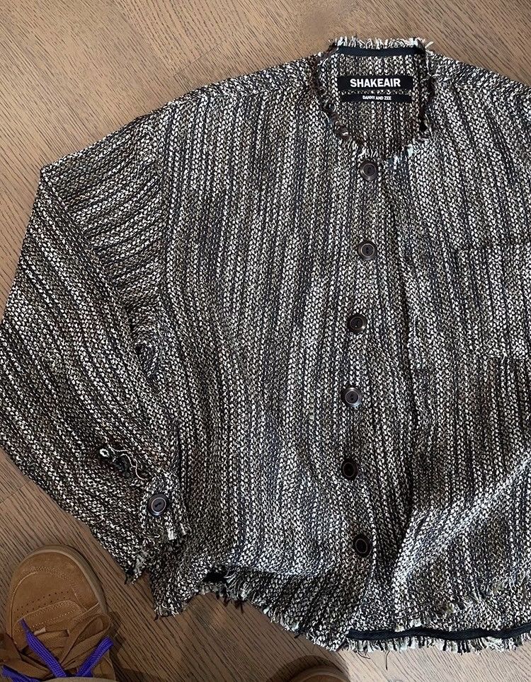 Japanese Brand × Vintage Retro fashion y2k oversized distressed frayed raw jacket Size US M / EU 48-50 / 2 - 7 Thumbnail