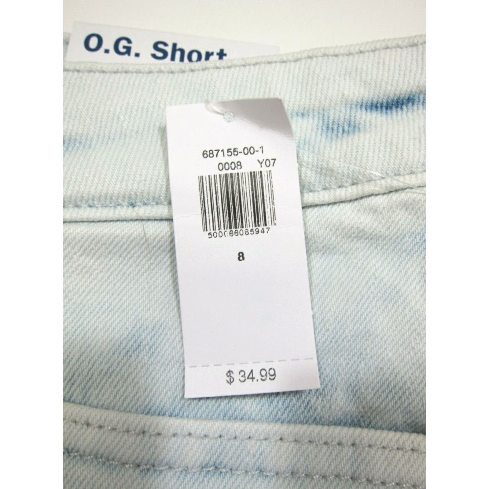 Old Navy Old Navy Light Wash Cotton High Rise Waist O.G. Cut Off Jean Shorts Women 8 Size 30" / US 8 / IT 44 - 5 Thumbnail