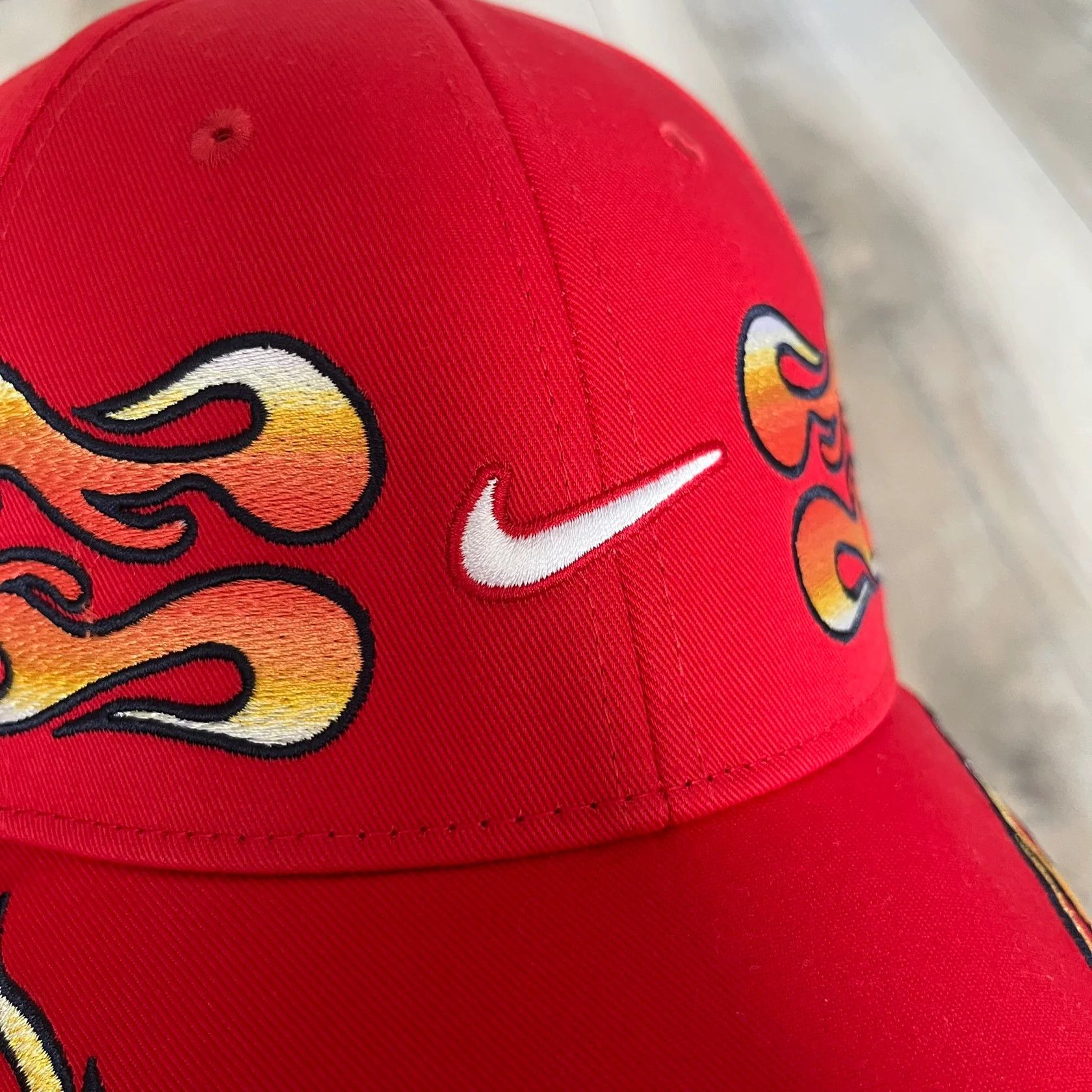 Nike Nike Club Semi-Structured OG University Red Flame Cap Medium Size ONE SIZE - 4 Thumbnail