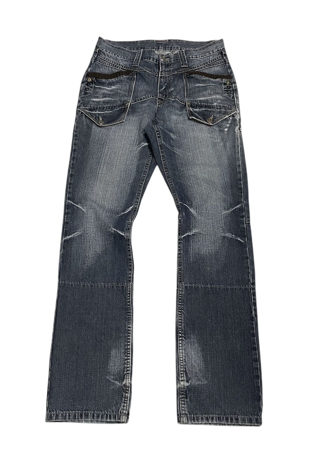 PPFM PPFM Desert Fox Distressed Jeans Size US 32 / EU 48 - 2 Thumbnail
