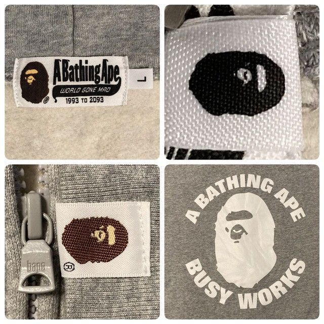 Bape BAPE HEAD logo zip hoodie a bathing ape Size US L / EU 52-54 / 3 - 7 Thumbnail
