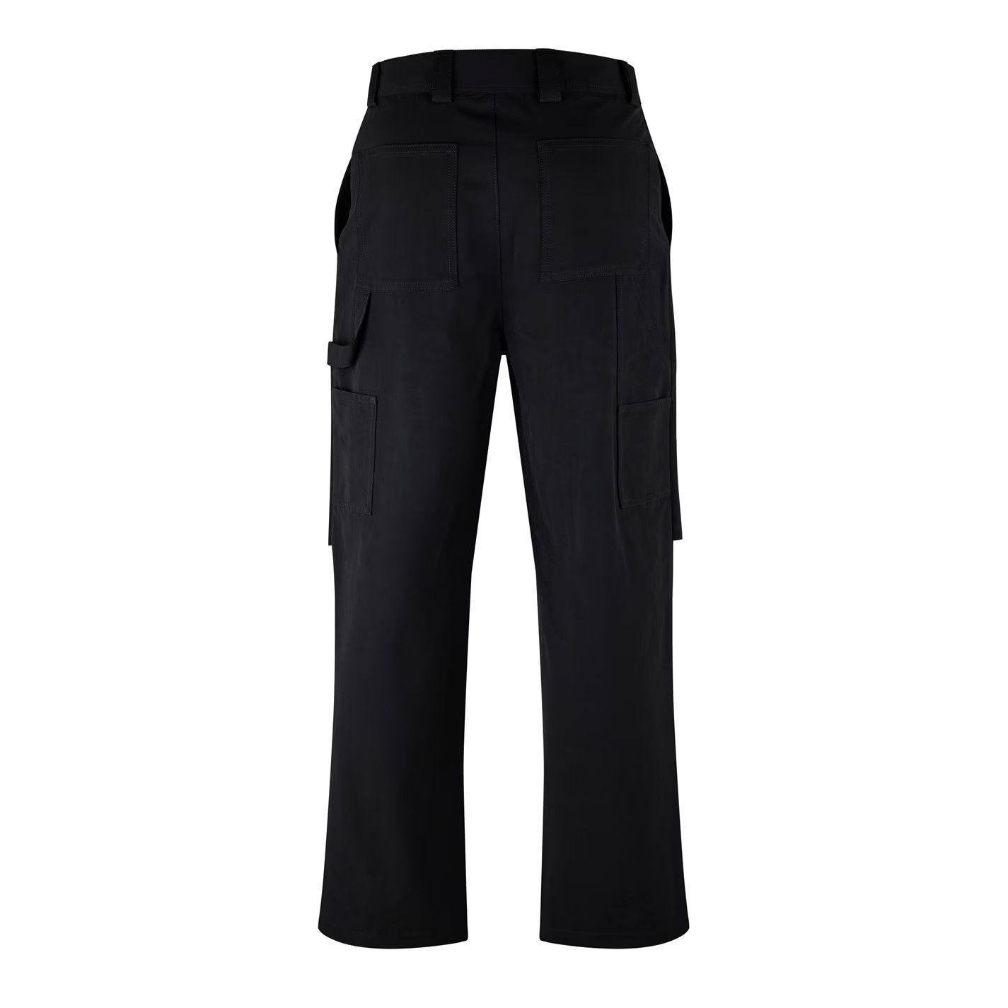 Off-White o1g2r1mq0226 Carpenter Cotton Cargo Trousers In Black Size US 32 / EU 48 - 2 Thumbnail
