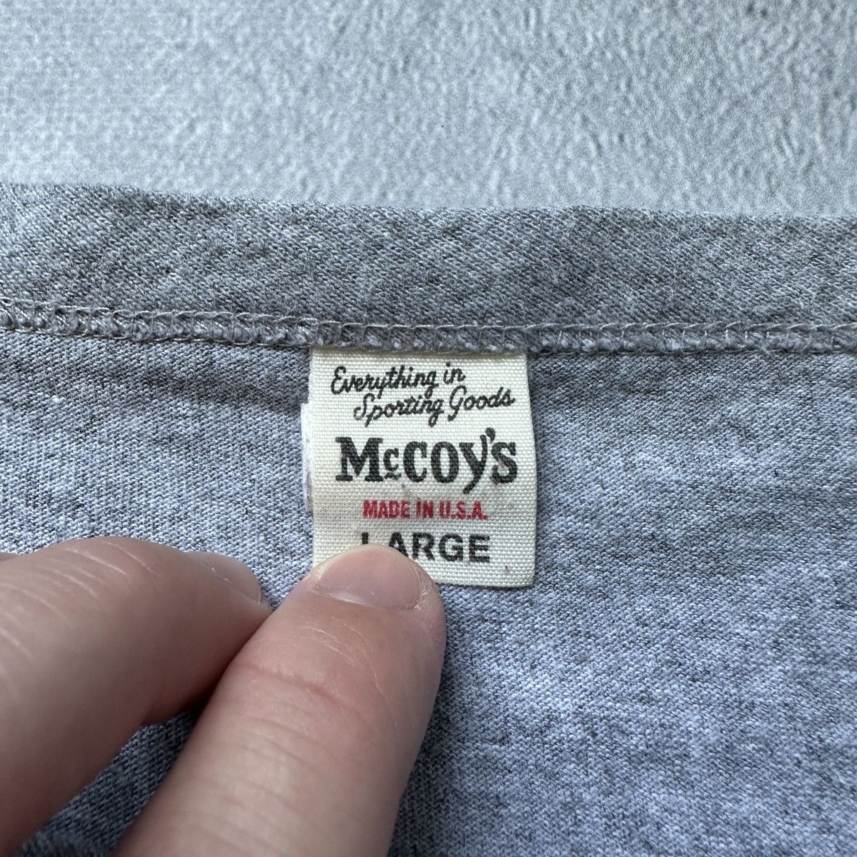 Vintage The Real McCoy’s Basic T-Shirt Size US L / EU 52-54 / 3 - 6 Thumbnail