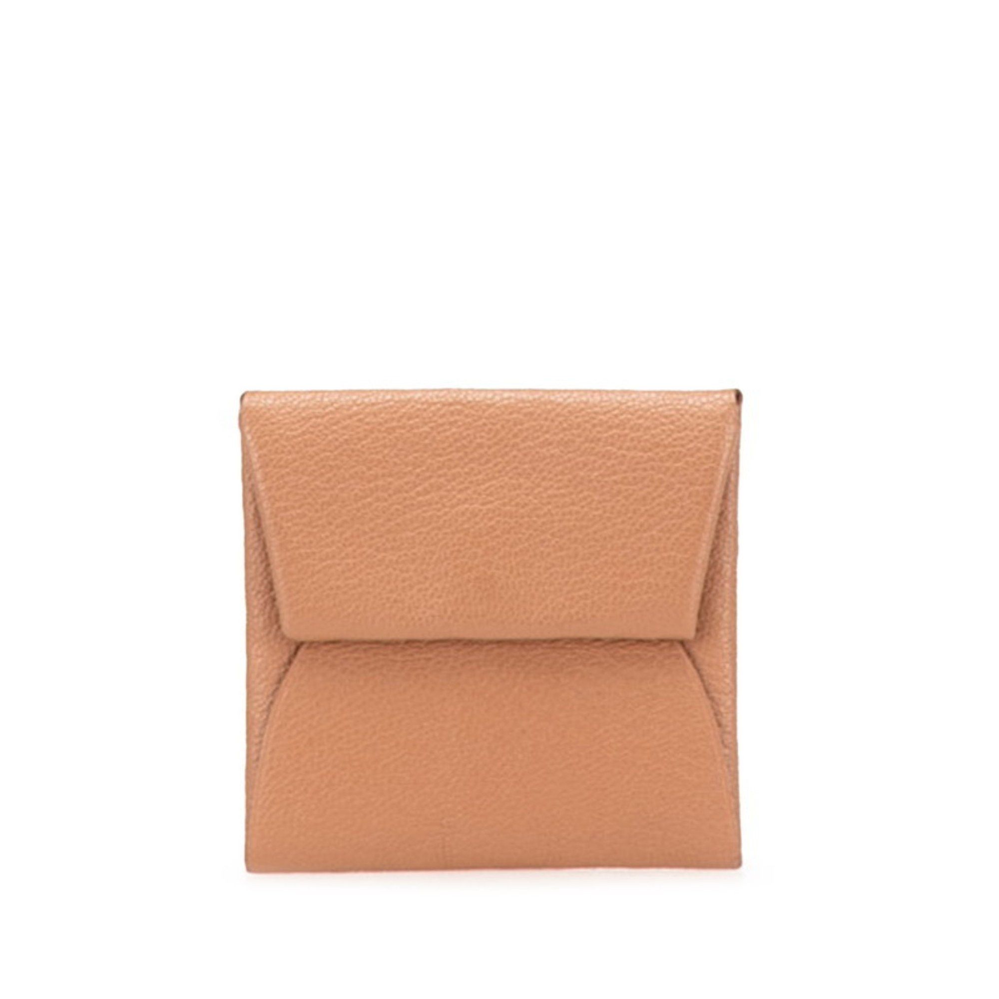Hermes Hermès Bastia Wallet/Coin Purse Brown Epsom Leather Women's HERMES Size ONE SIZE - 1 Thumbnail