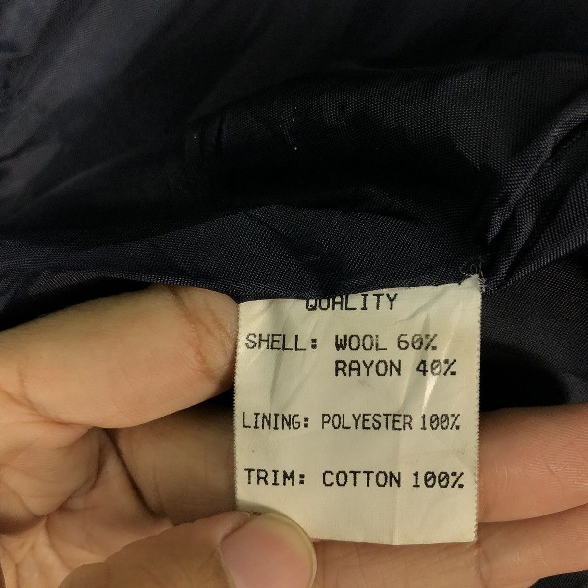 Japanese Brand 🔥VINTAGE BIKER WOOL JACKET BLUE PAINT UNION MADE JAPAN Size US L / EU 52-54 / 3 - 19 Thumbnail