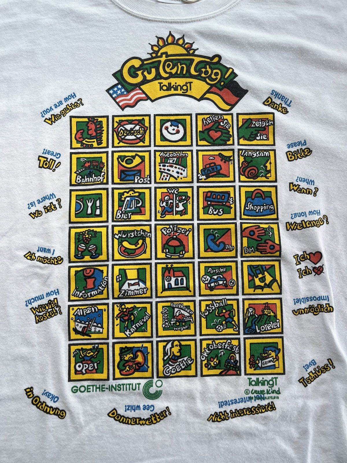 Other × Vintage Vintage Gutentog ! Talking’T artwork promo company Tshirt Size US M / EU 48-50 / 2 - 5 Thumbnail