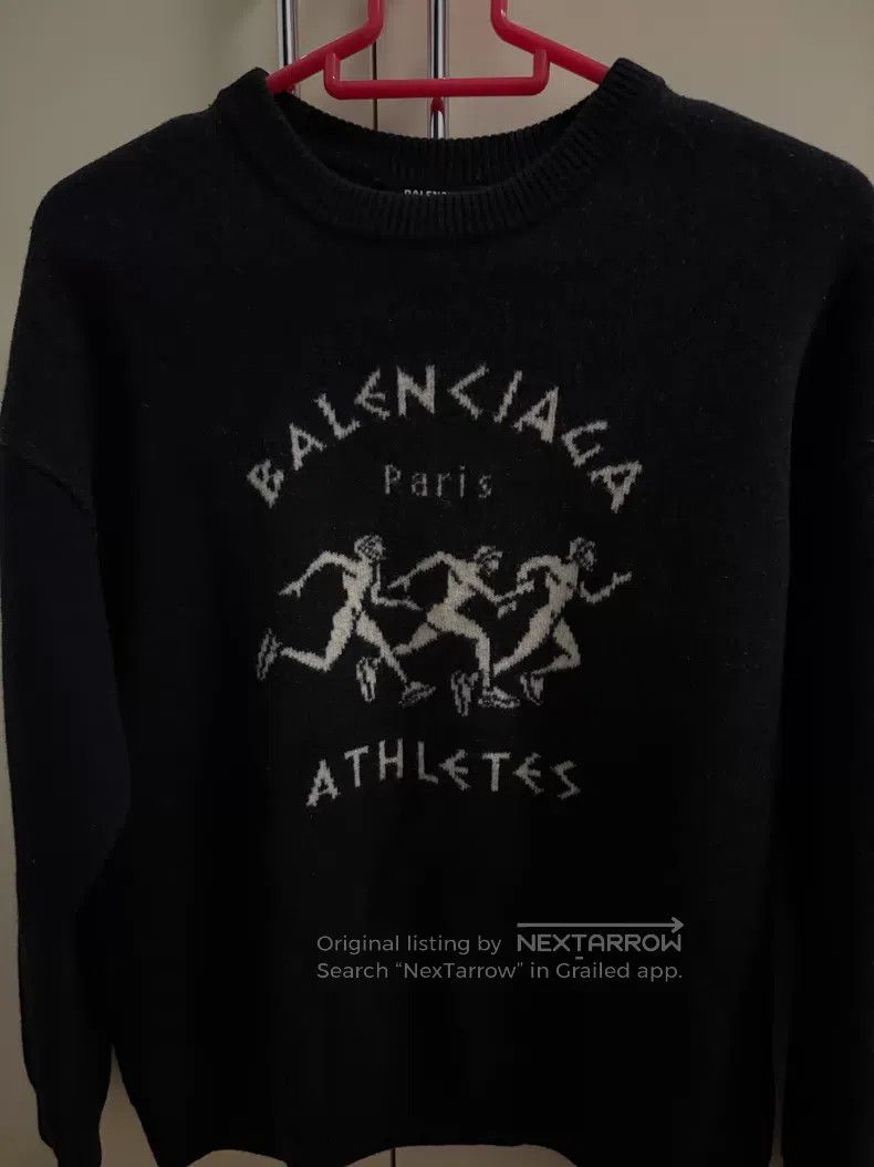 Balenciaga Balenciaga Athlete Sweater Size US L / EU 52-54 / 3 - 1 Thumbnail