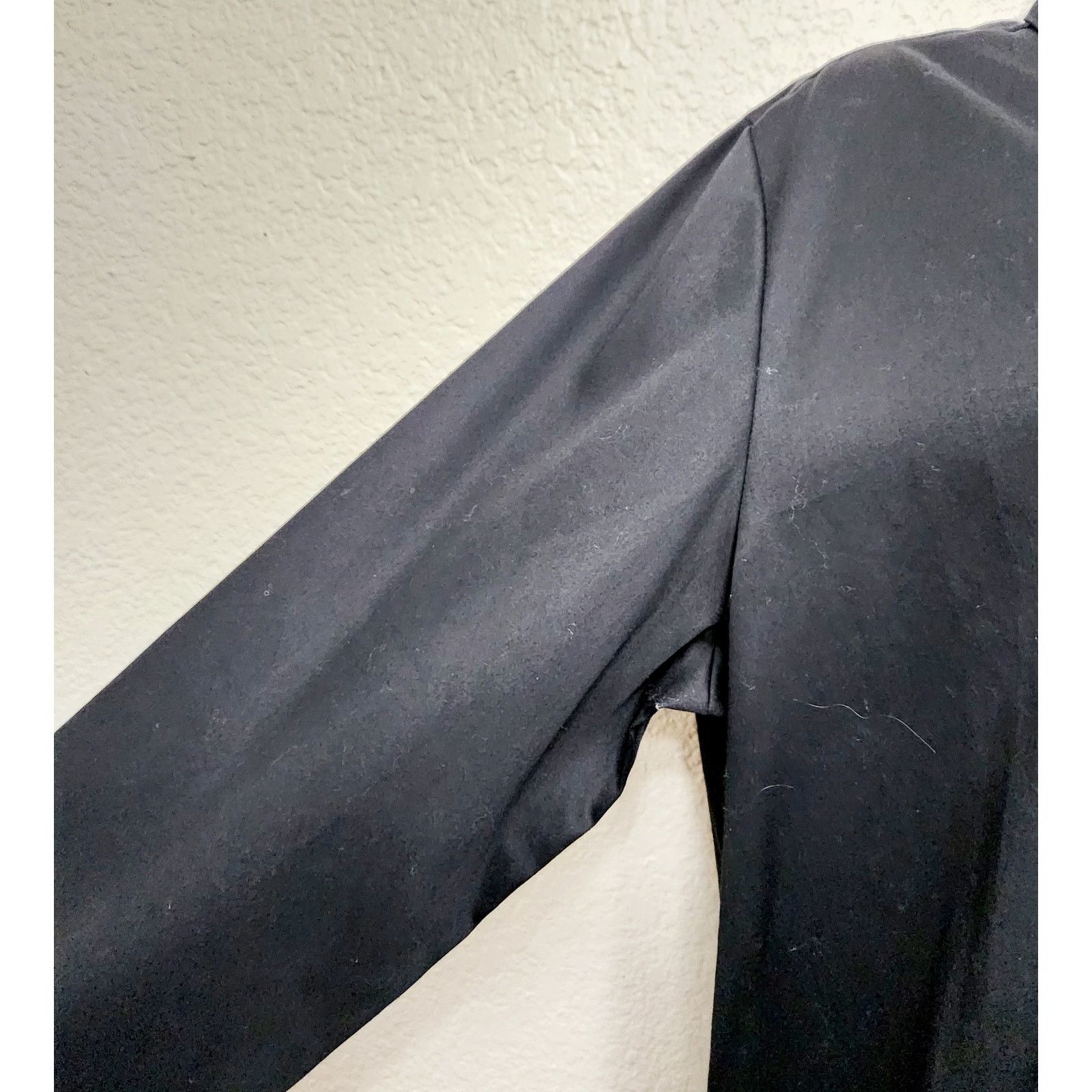 Coldwater Creek Coldwater Creek Black V Neck Button Up Long Sleeves Top L Size L / US 10 / IT 46 - 2 Thumbnail