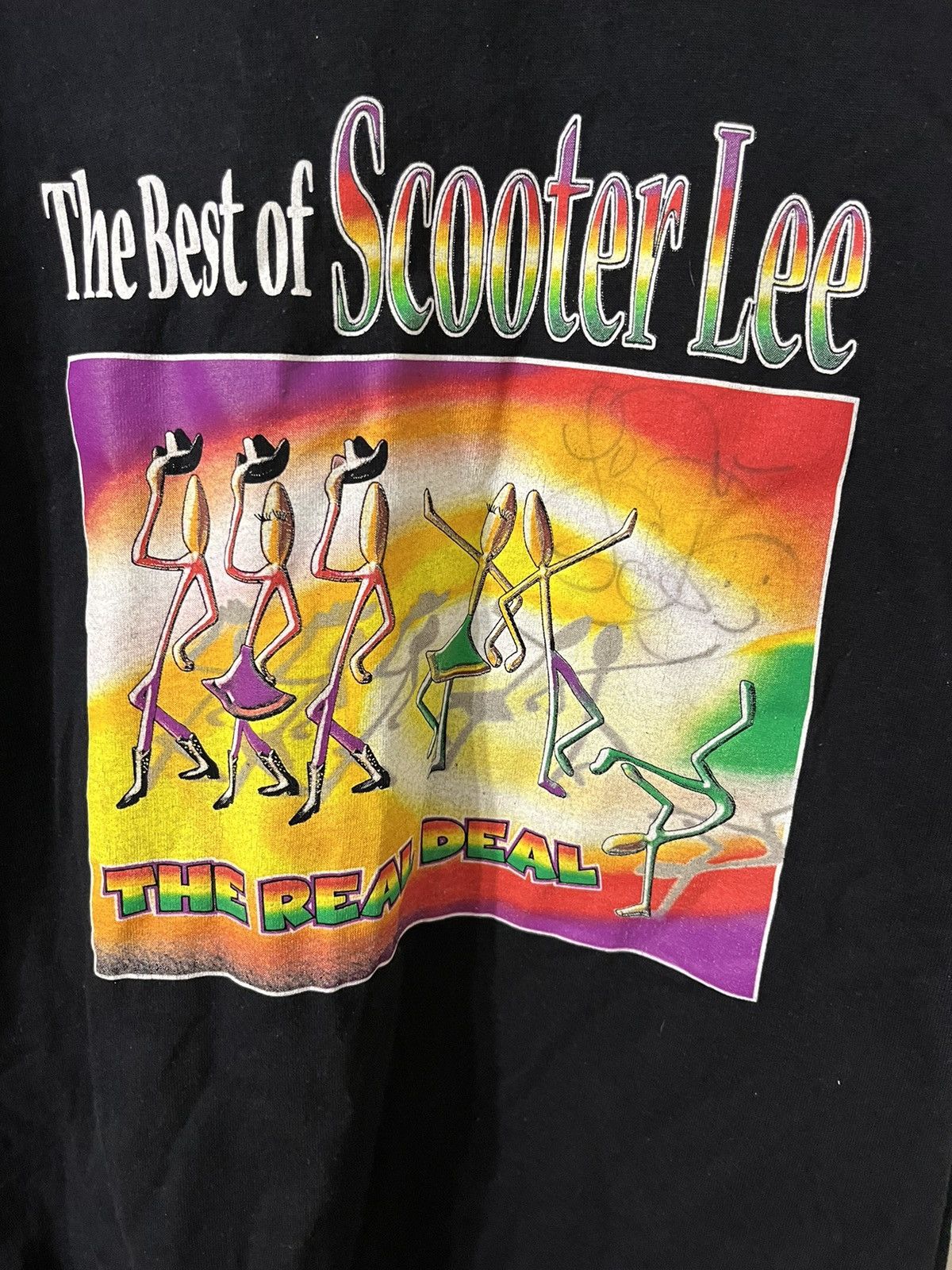 Other Scooter Lee x2 Vintage 90s T Shirts Signed Size US L / EU 52-54 / 3 - 3 Thumbnail