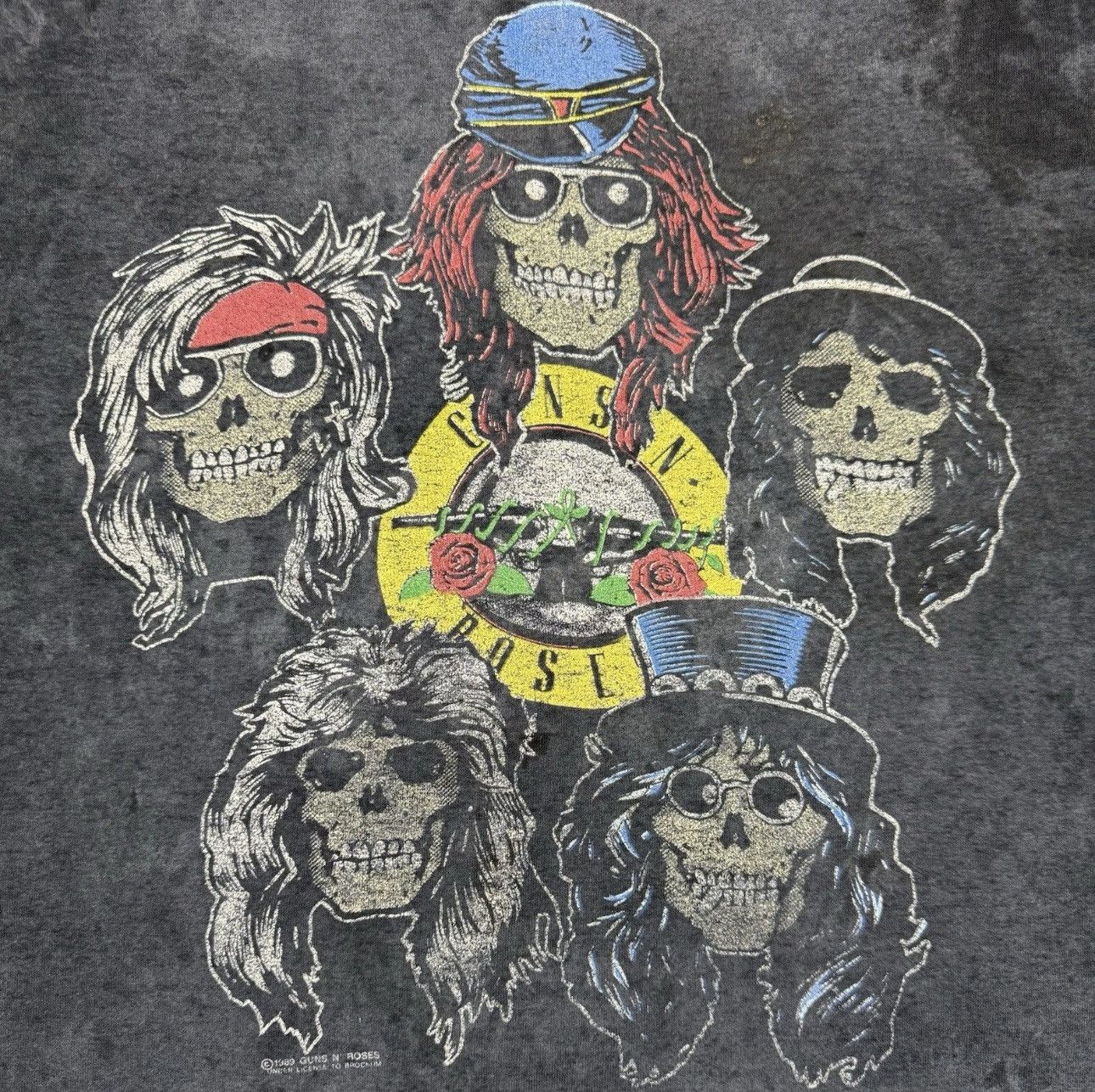 Guns N' Roses 1989 Guns N Roses Coliseum Tour Tee Single Stitch XL Hugger Size US XL / EU 56 / 4 - 1 Thumbnail
