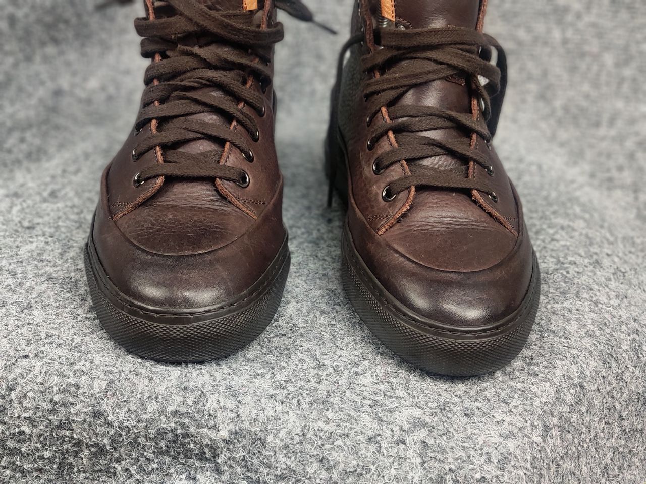 Other Benci Brothers scrambler Fur brown leather boots Sneakers Size US 8 / IT 38 - 8 Thumbnail