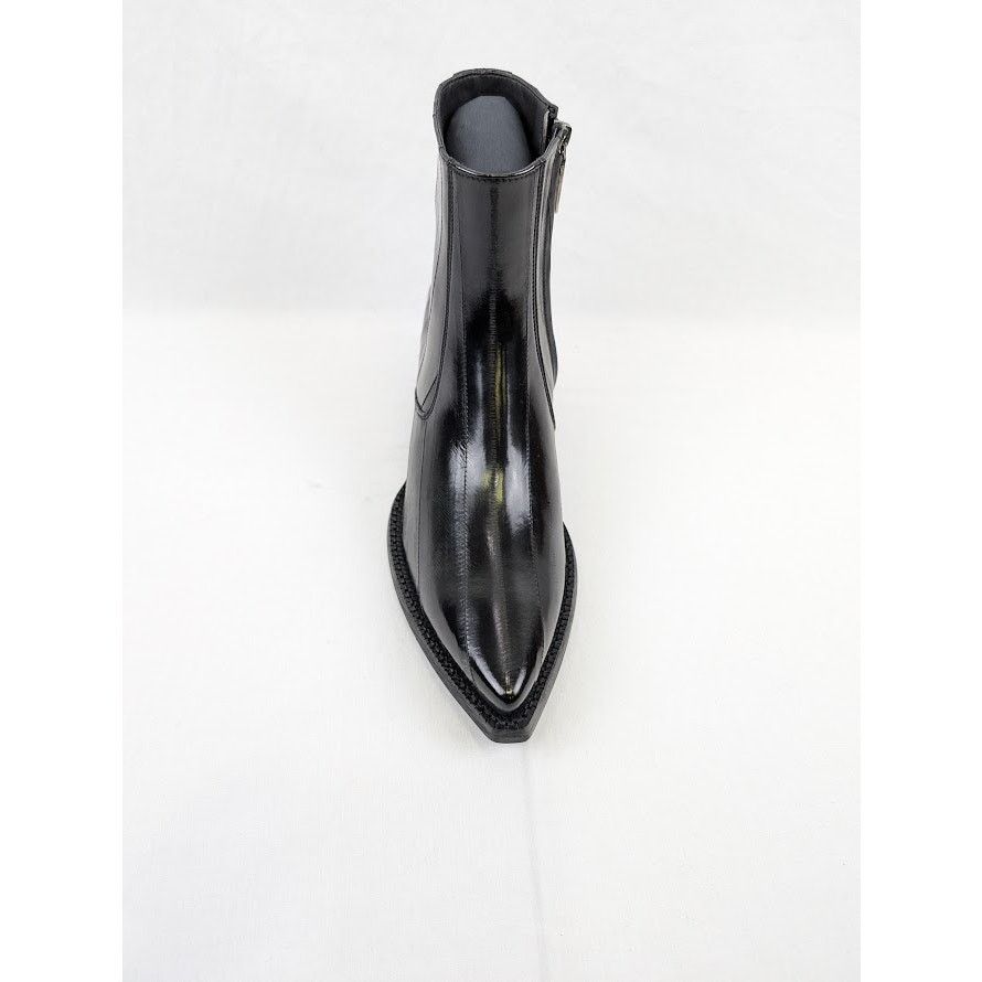 Saint Laurent Paris o1rshd1 Eel Anguilla Leather Lukas Boots in Black Size US 9 / EU 42 - 6 Thumbnail