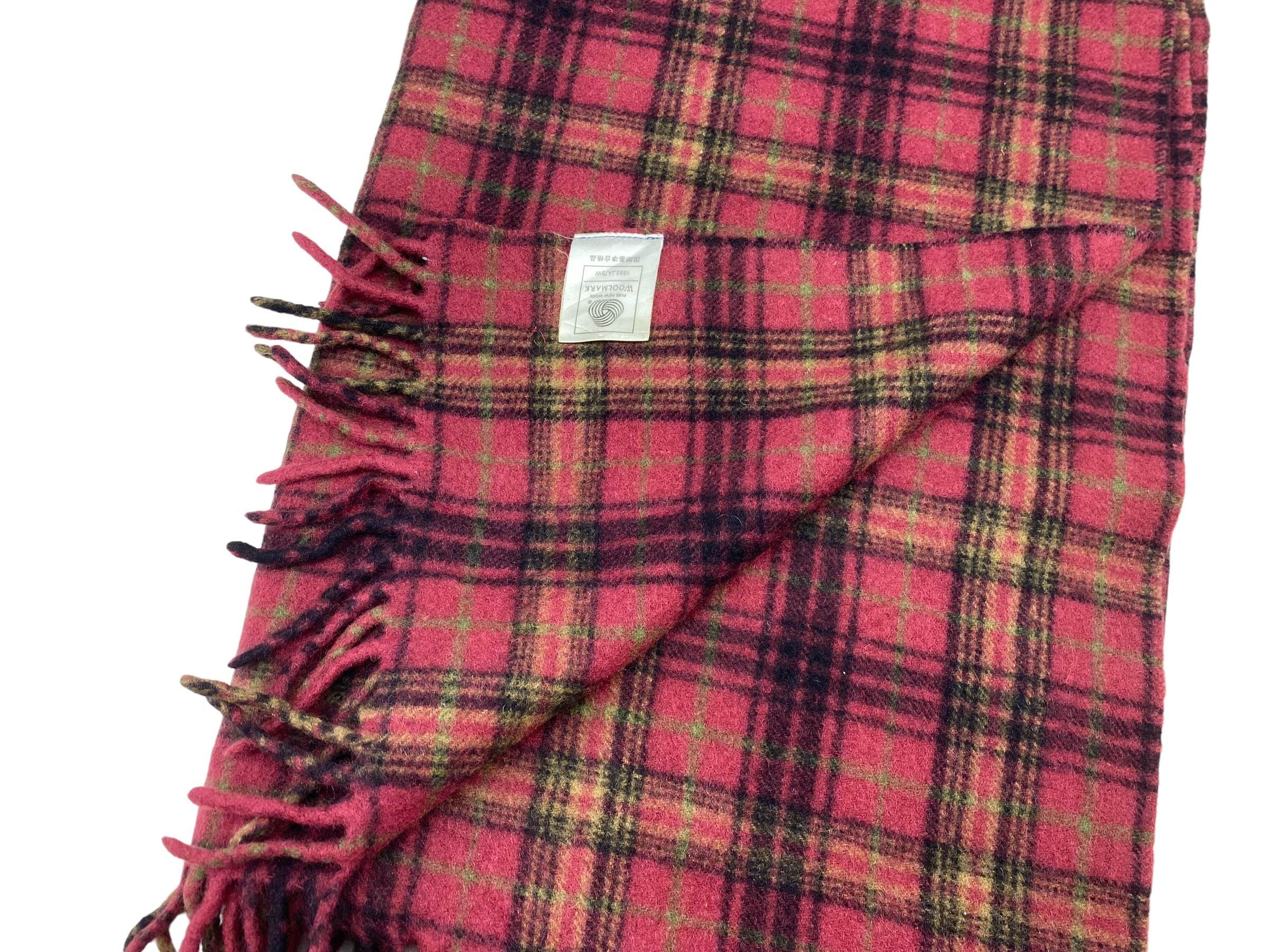 Ralph Lauren × Vintage Ralph Lauren scarf Checkered Pure New Wool Vintage Scarves Size ONE SIZE - 8 Thumbnail