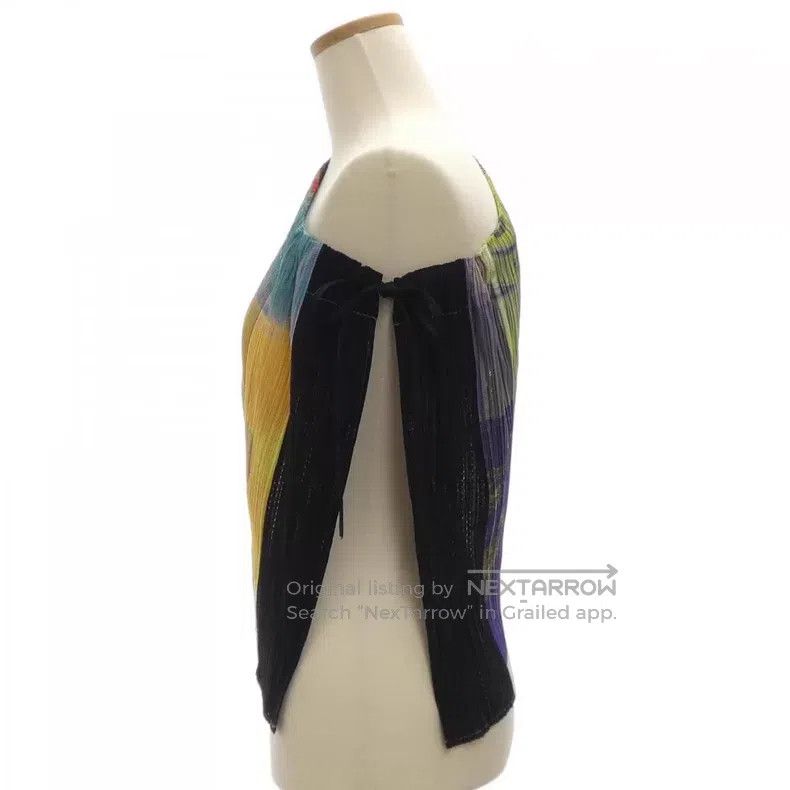 Issey Miyake Issey Miyake Color Block Shawl Coat Size S / US 4 / IT 40 - 3 Thumbnail