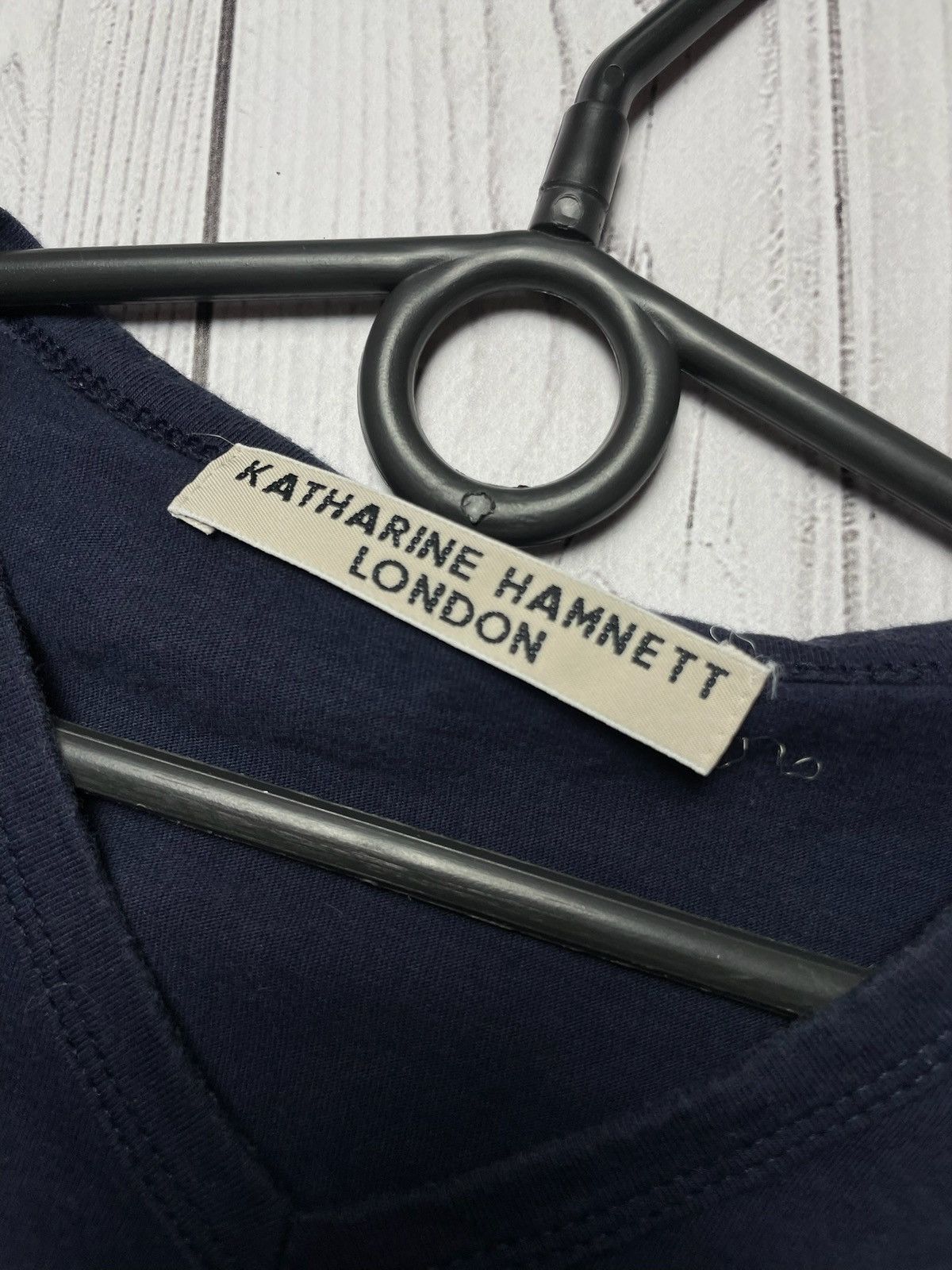 Katharine Hamnett London × Vintage Vintage Katharine Hamnett London tee big logo size L Size US L / EU 52-54 / 3 - 3 Thumbnail