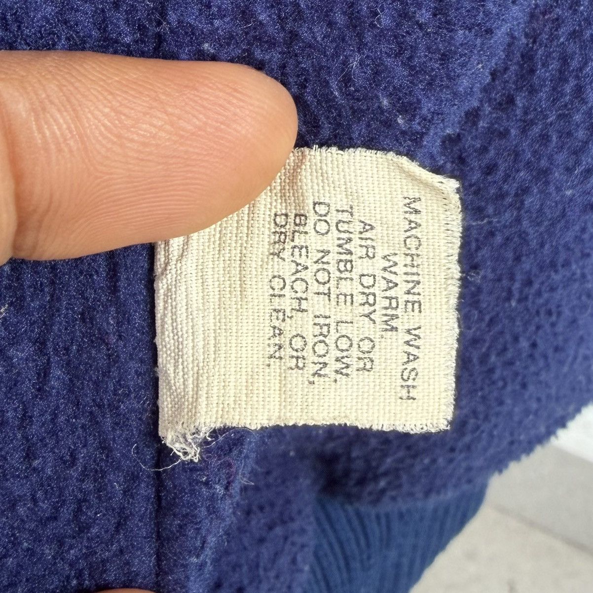 Patagonia Vintage 80s Patagonia Fleece Lined Vest Blue Outdoor USA Size US M / EU 48-50 / 2 - 16 Thumbnail
