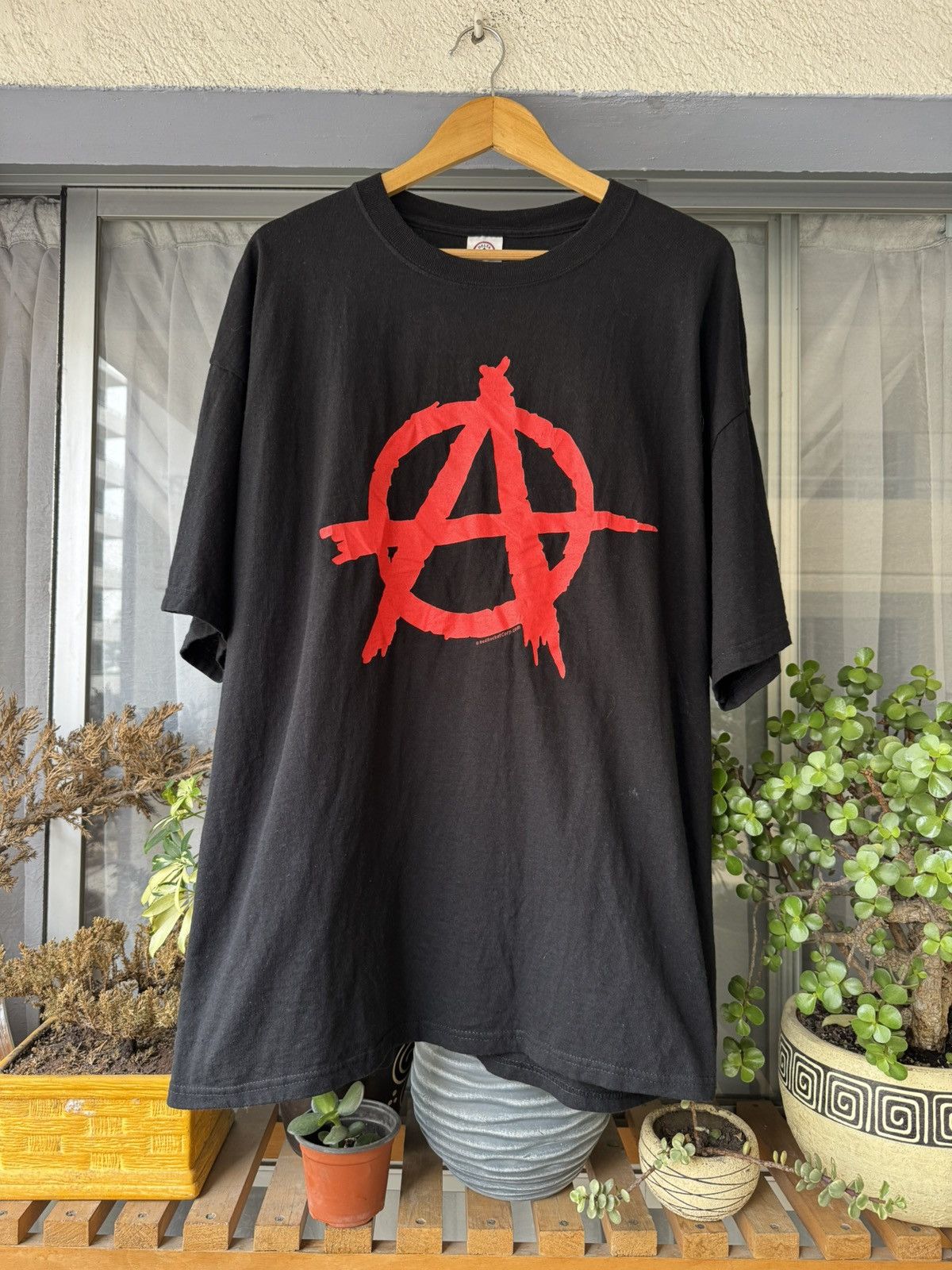 Vintage Vintage 00’s Anarchy t shirt Size US XXL / EU 58 / 5 - 3 Thumbnail